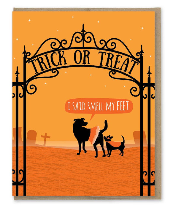 Smell My Feet Card