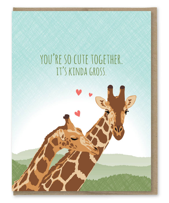 Kinda Gross Giraffes Card