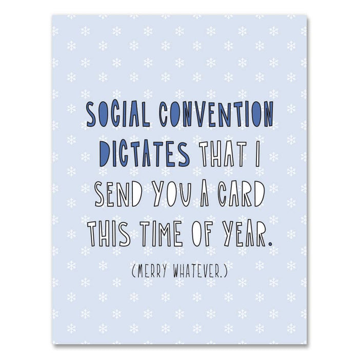 Social Convention