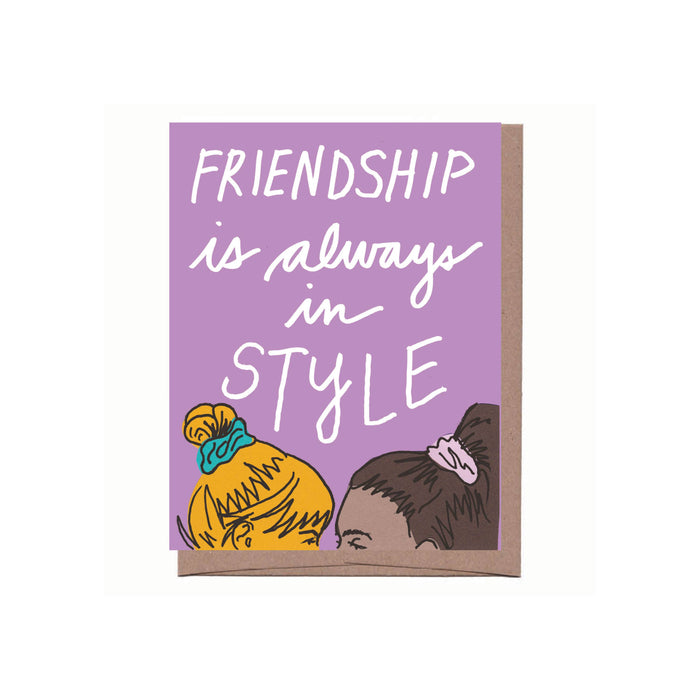 Scrunchie Friends Greeting Card