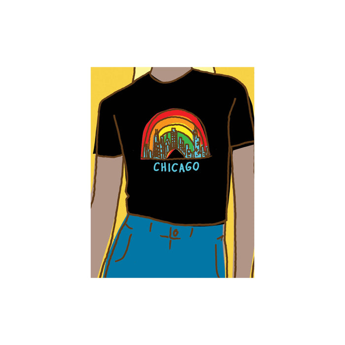 La Familia Green - City Rock Tee Postcard