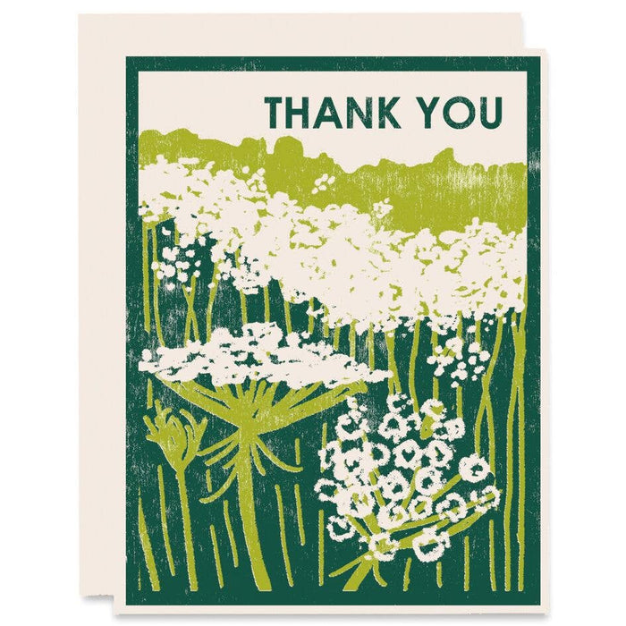 Queen Anne's Lace Thank You Card - Set of 6