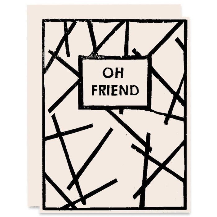 Oh Friend Sympathy Card