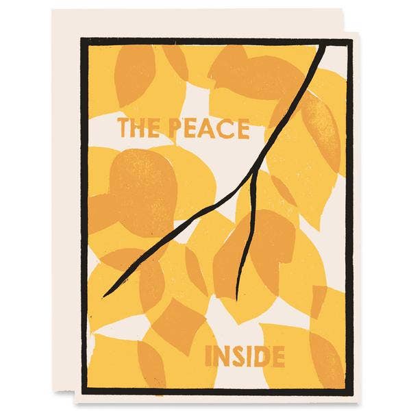The Peace Inside Everyday Inspiration Card
