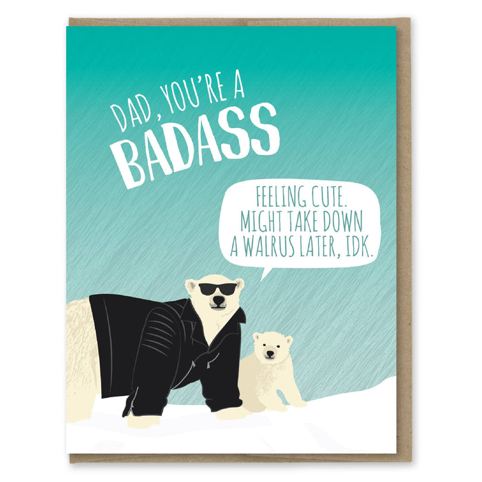 Badass Dad Card