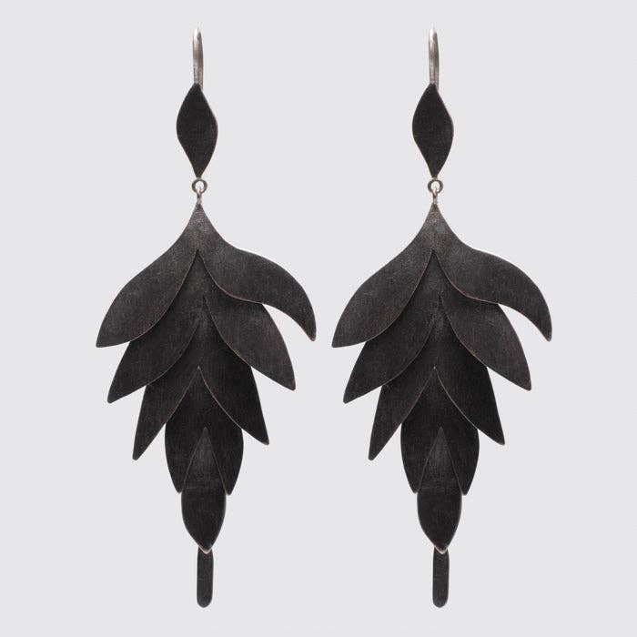 Large Petal Cascade Earrings - EJ2220