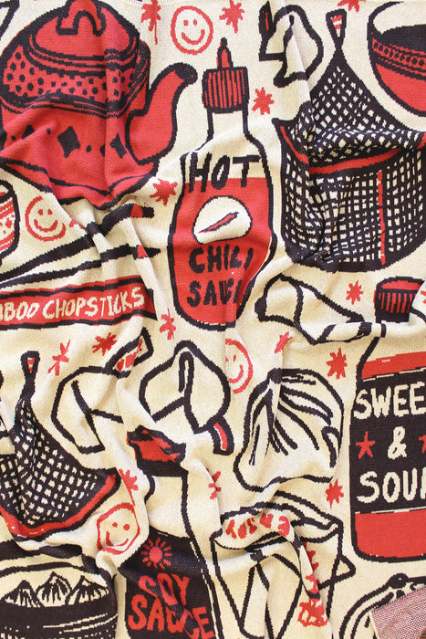 Thank You, Enjoy! Knit Blanket