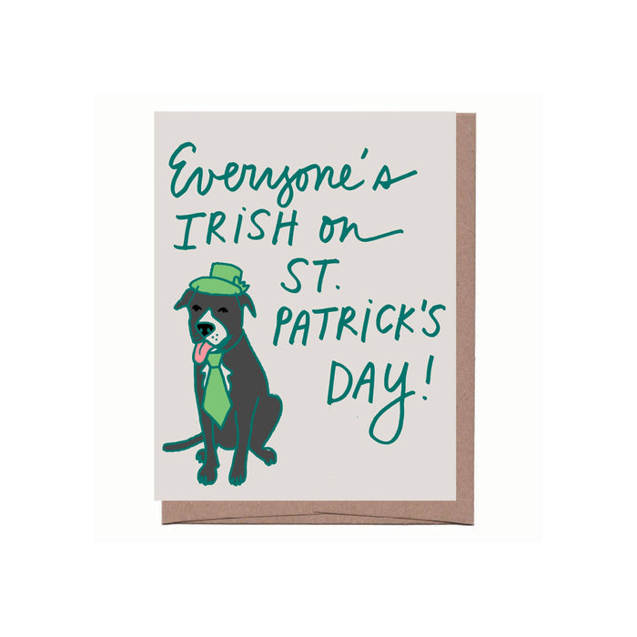 Irish Frogger St. Patrick's Day Card
