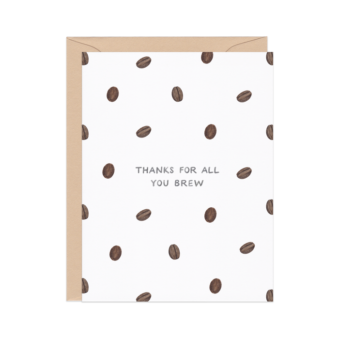 All You Brew Thank You Card