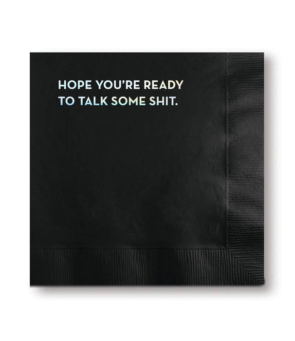 #647 Talk Shit Cocktail Napkins