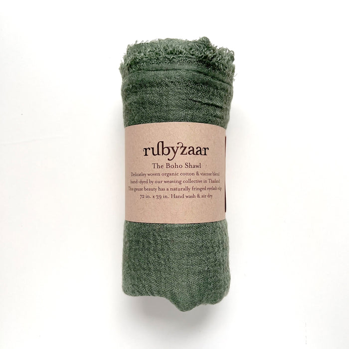 Boho Scarf, Forest