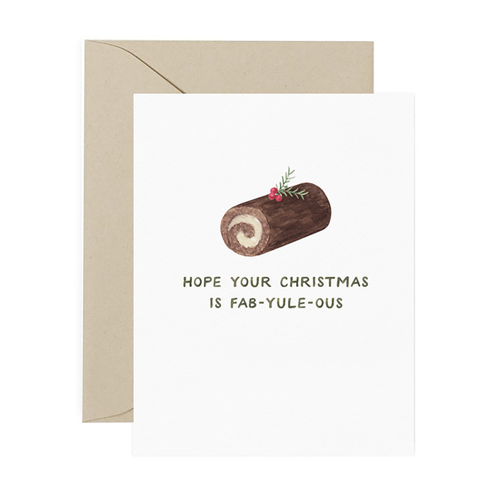 Fab-yule-ous Card