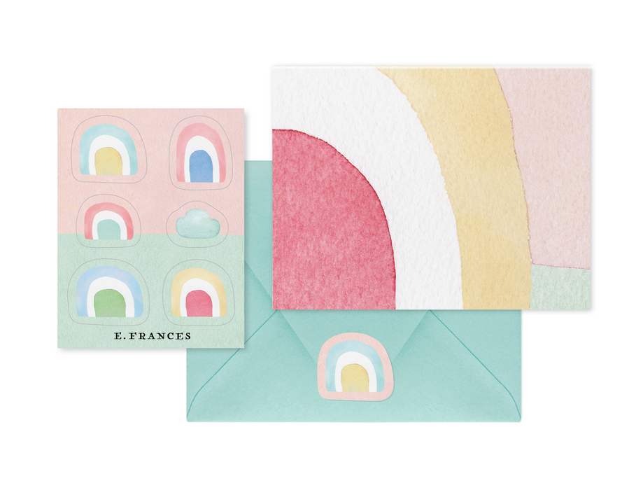 Dreamy Rainbow card set, Box of 6