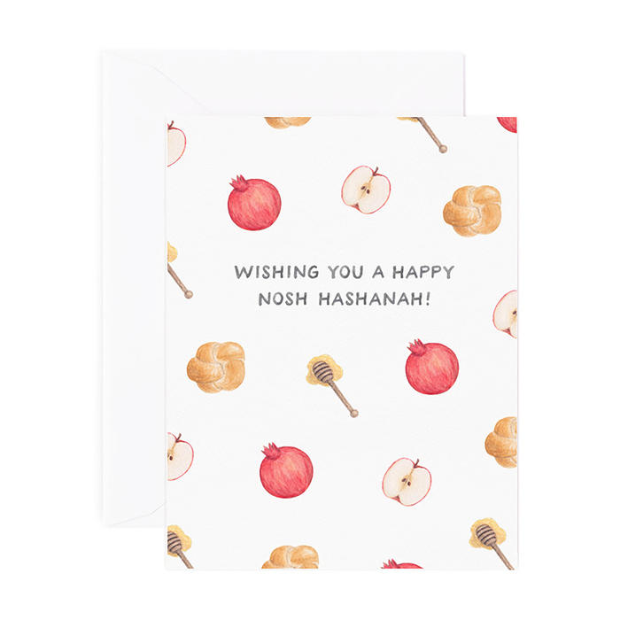 Nosh Hashanah Jewish New Years Card