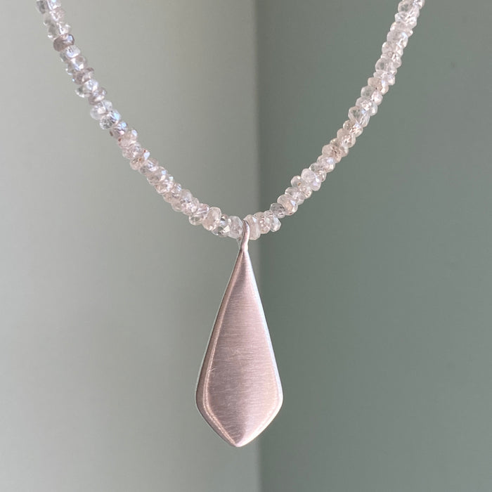 Medium Marquis on Zircon Necklace