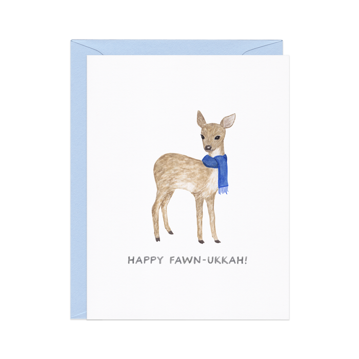 Happy Fawn-ukkah Card