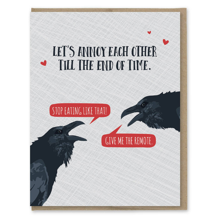 Annoy Each Other Love Card