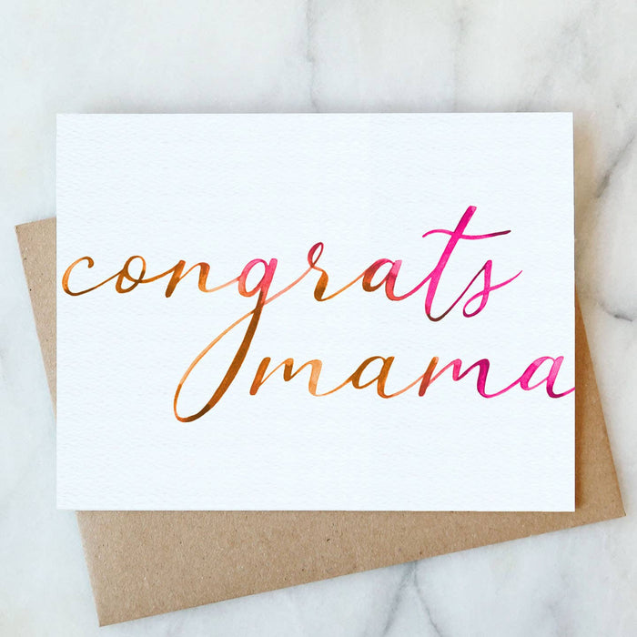 Congrats Mama Card