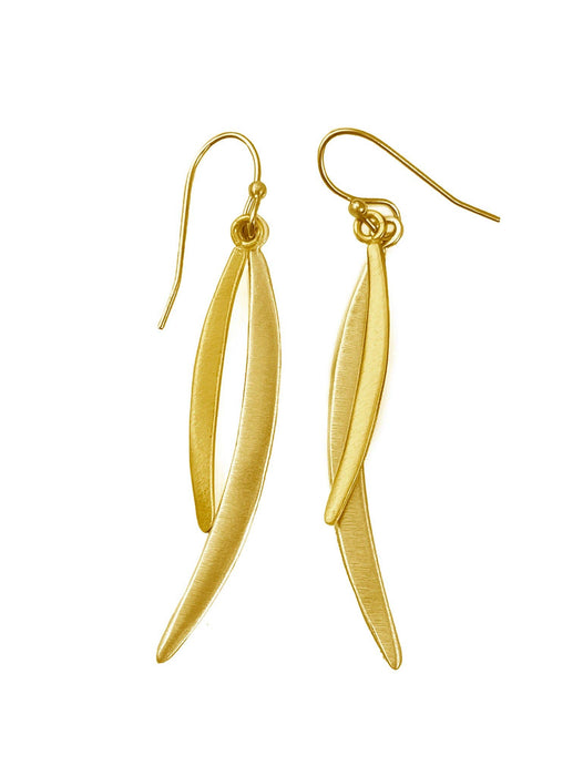 Two Curved Bars earrings