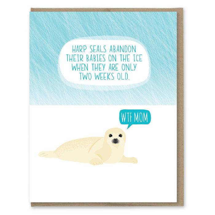 Abandoned Seal Mother's Day Card