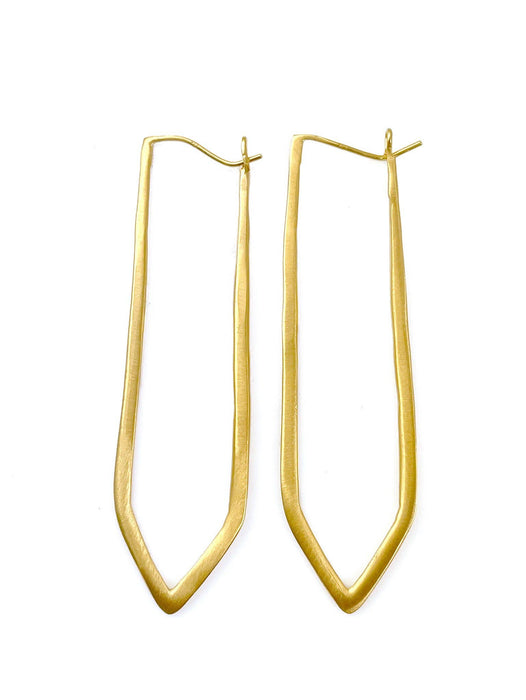 marquis hoops earrings