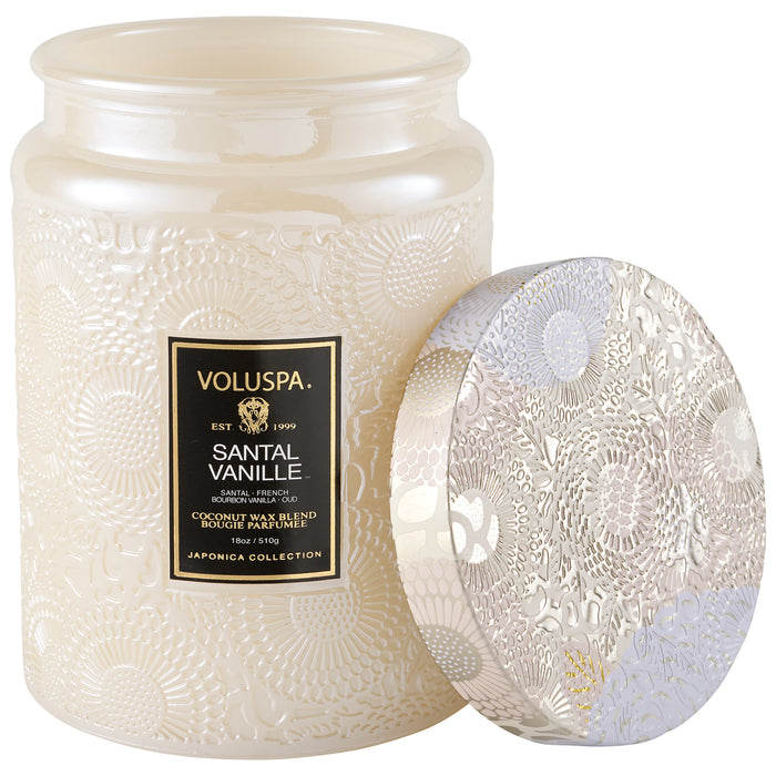 Japonica Large Jar, Santal Vanille