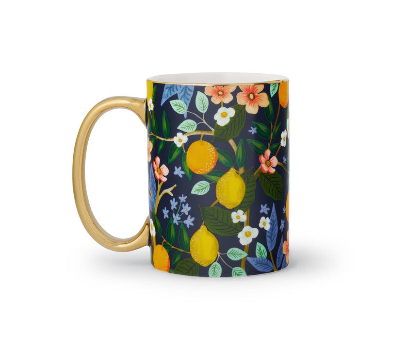 Citrus Grove Porcelain Mug