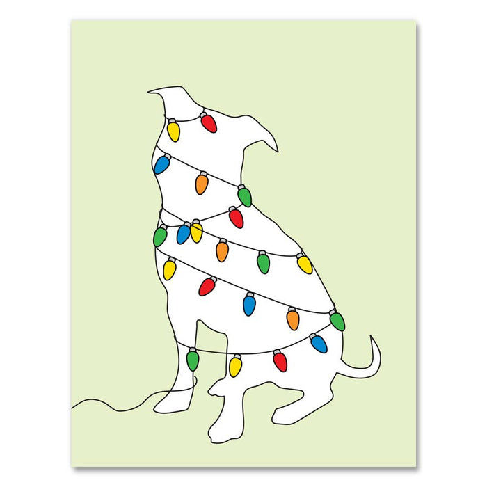 527 - Christmas Dog - A2 card