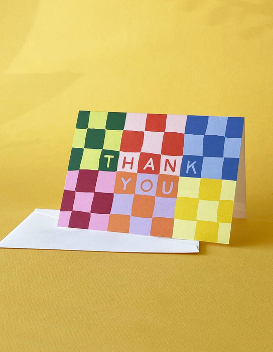 Checky Thank You Notecards - Boxed Set of 12