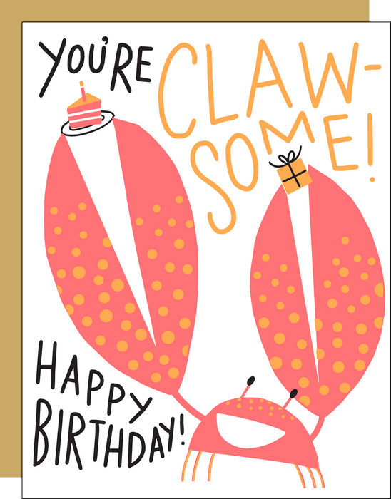 Claw-Some Birthday Card