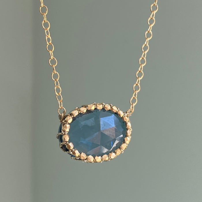 Caged London Blue Oval