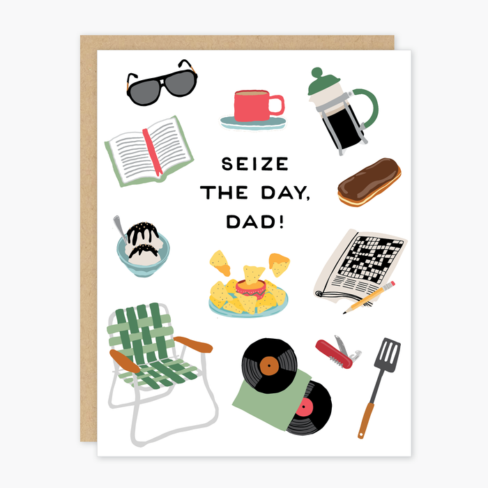 Seize the Day Dad Father's Day Card
