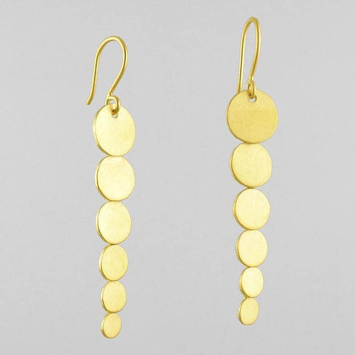 Disc Cascade Earring