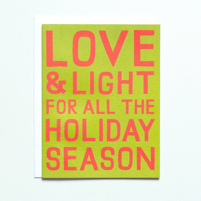 Love and Light for All the Holiday Season