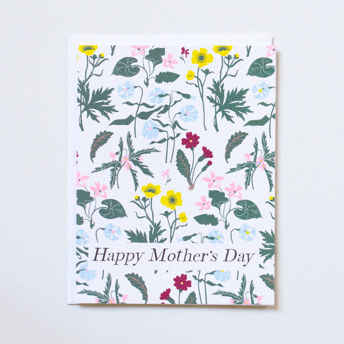 Happy Mothers Day Wildflowers Note Card