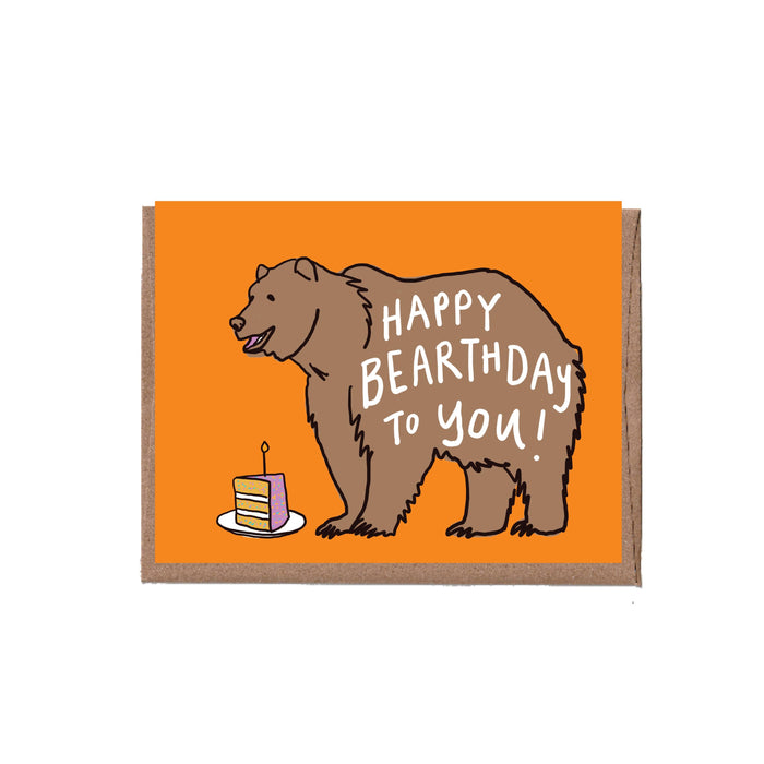 Bear Birthday Greeting Card