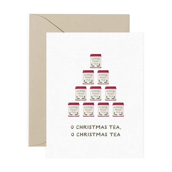 O Christmas Tea Holiday Card