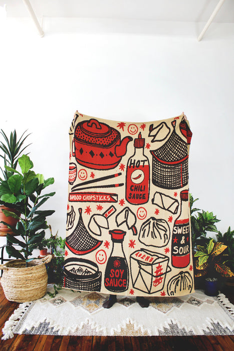Thank You, Enjoy! Knit Blanket