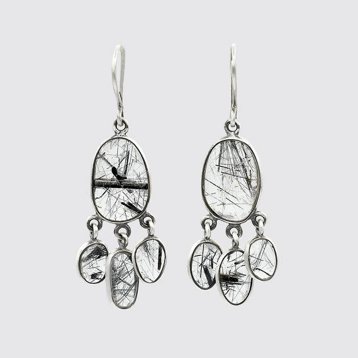 Organic Tourmalinated Quartz Drops