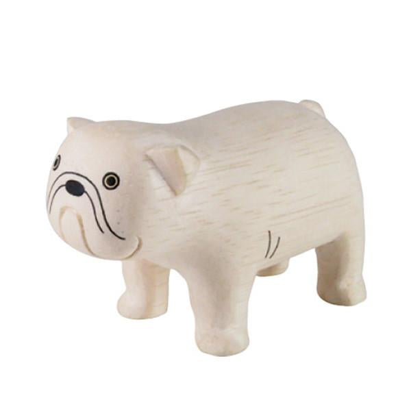 Wee Wooden Bull Dog