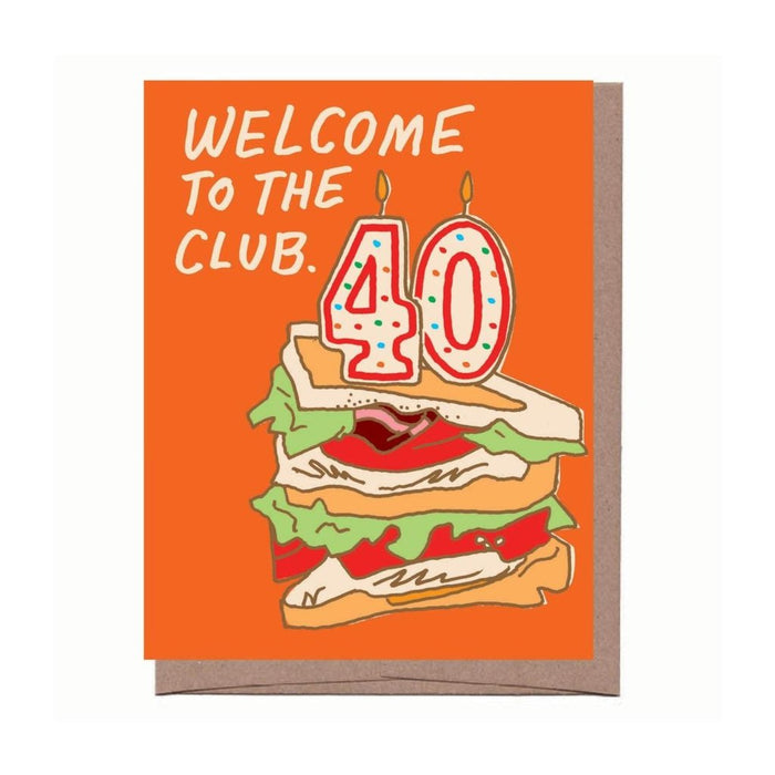 Club 40 Birthday Card