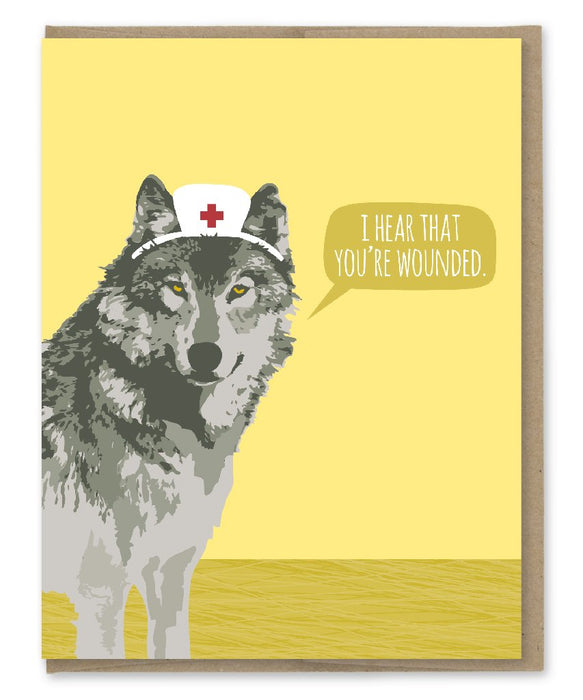 Wounded Get Well Card