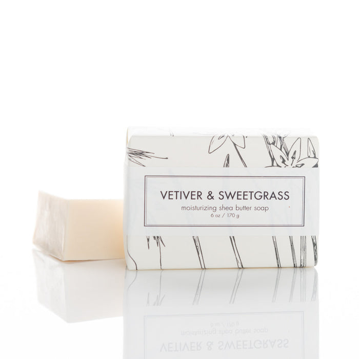 Vetiver & Sweetgrass Shea Butter Bath Bar