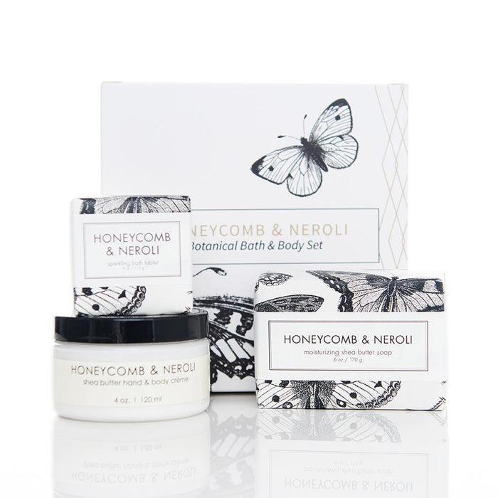 Honeycomb & Neroli Botanical Bath Set