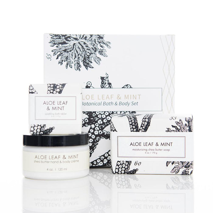 Aloe Leaf & Mint Botanical Set