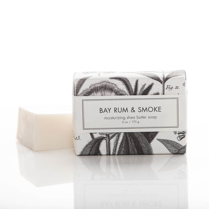 Bay Rum & Smoke Shea Butter Bath Bar