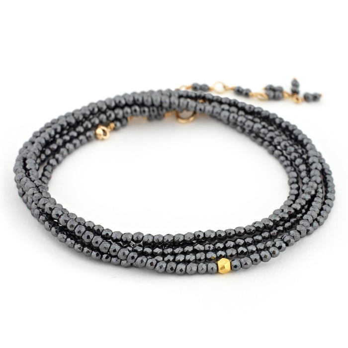 Hematite Wrap Bracelet/Necklace