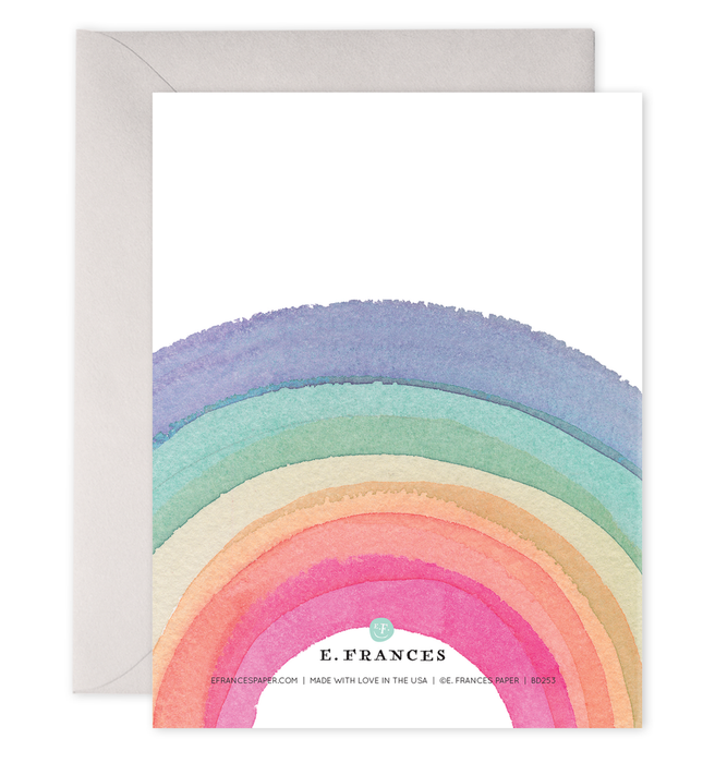 Rainbow Rounds Birthday Card