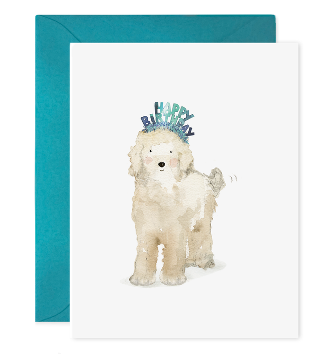 Doodle Dog Birthday Card