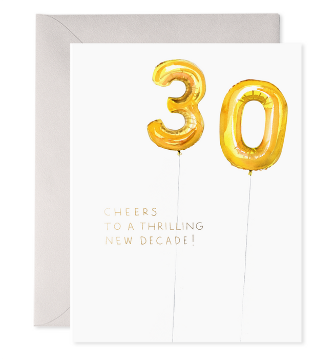 30th Birthday Card